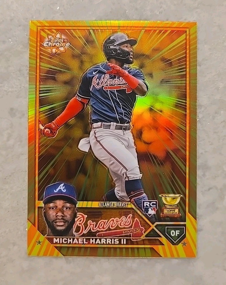 2023 Topps Chrome Michael Harris II Radiating Rookies RC Refractor #RR-5