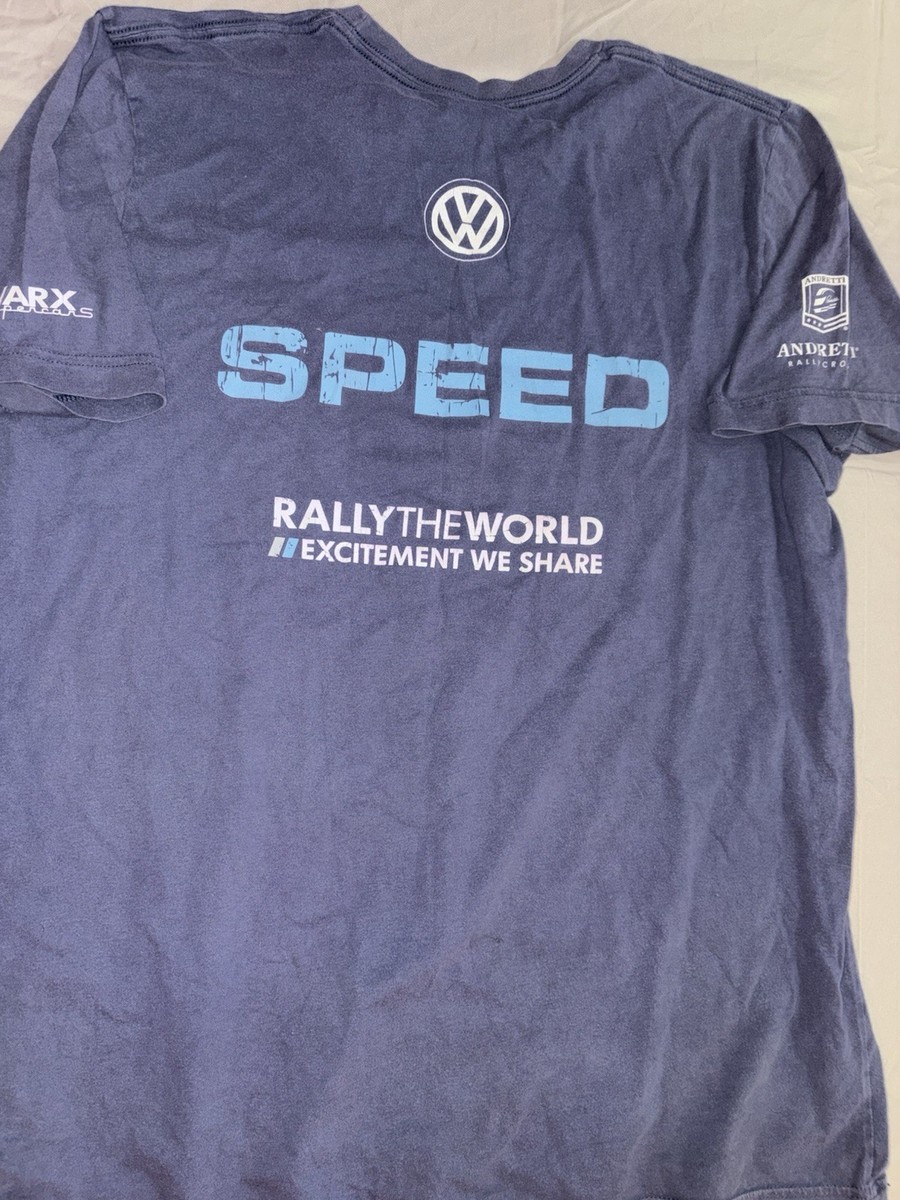 t Shirt XL Blue  Rally volkswagon vw 41 car andretti rallycross varx supercars View 2