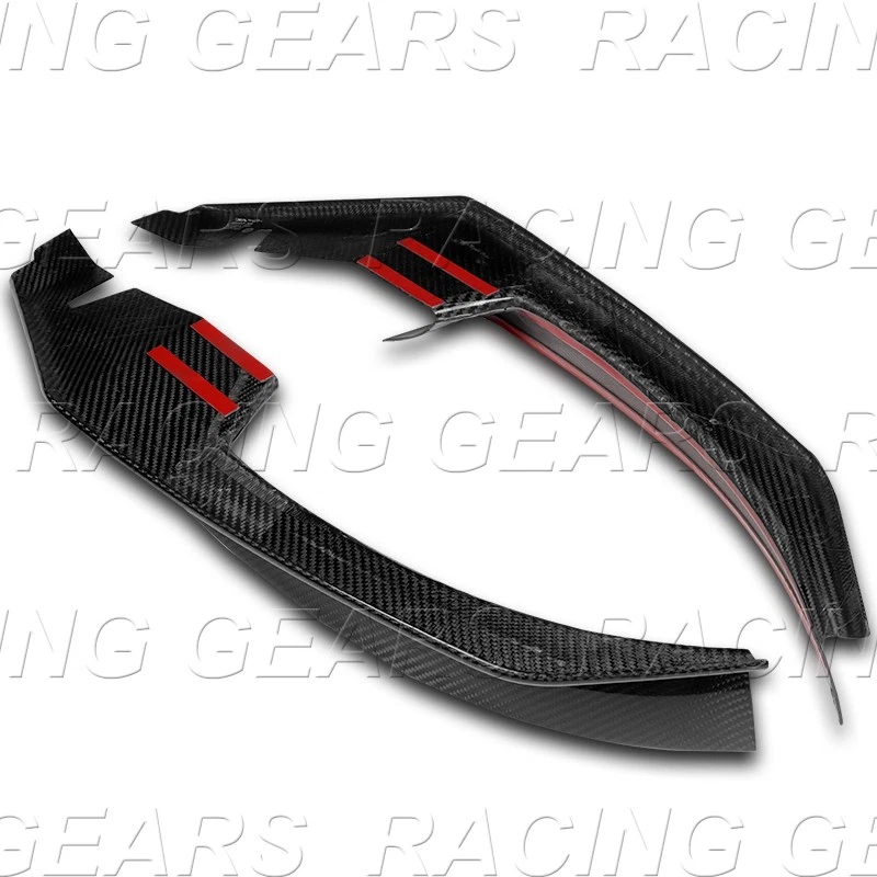 Spoiler divisor de lábios dianteiro de fibra de carbono estilo MS PARA 04-08 MAZDA RX-8 RX8 - Imagem 3 de 4