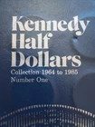 Complete 1964-1985 P&D Kennedy Half Dollar Book, Lots Of Silver