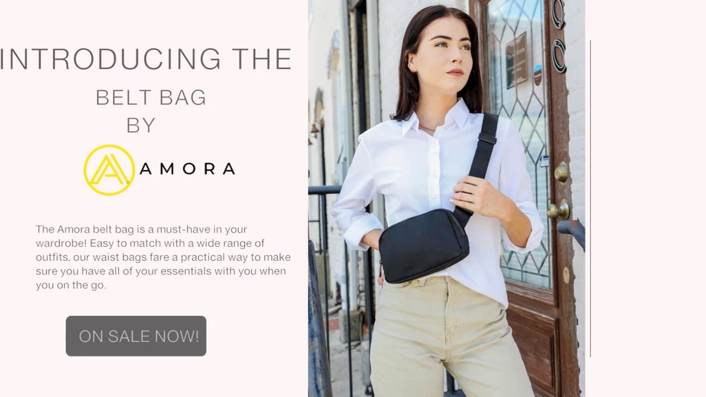 Belt Bag – Fanny Bag for Women and Men – 48 inch Adjustable Strap