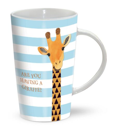 Latte Mug - Having A Giraffe! - Afbeelding 1 van 2