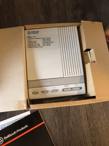 Vintage BellSouth Memento 1171 Duel Mikrokaseta System sekretarki - Zdjęcie 4 z 4