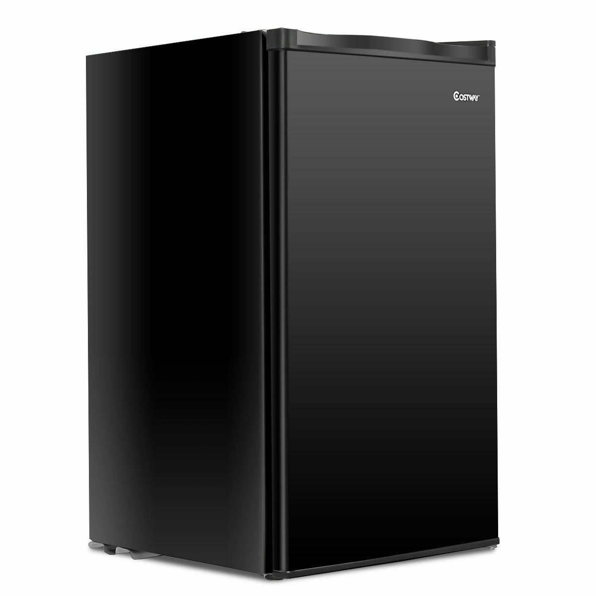 3.2 Cu.Ft. Compact Refrigerator Mini Dorm Small Fridge Freezer Reversible Door