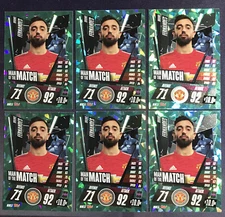 ( 6x ) BRUNO FERNANDES 2020-21 TOPPS MATCH ATTAX UEFA CL MAN OF THE MATCH LOT
