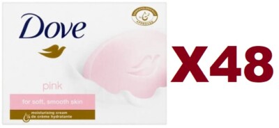 48 STÜCK SEIFE TAUBEN BEAUTY CREAM BAR PINK 100gr FEUCHTIGKEITSSEIFE