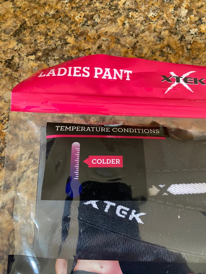 XTek Ladies Base Layer Pant Performance Mesh Black Size Medium - Image 3 of 4