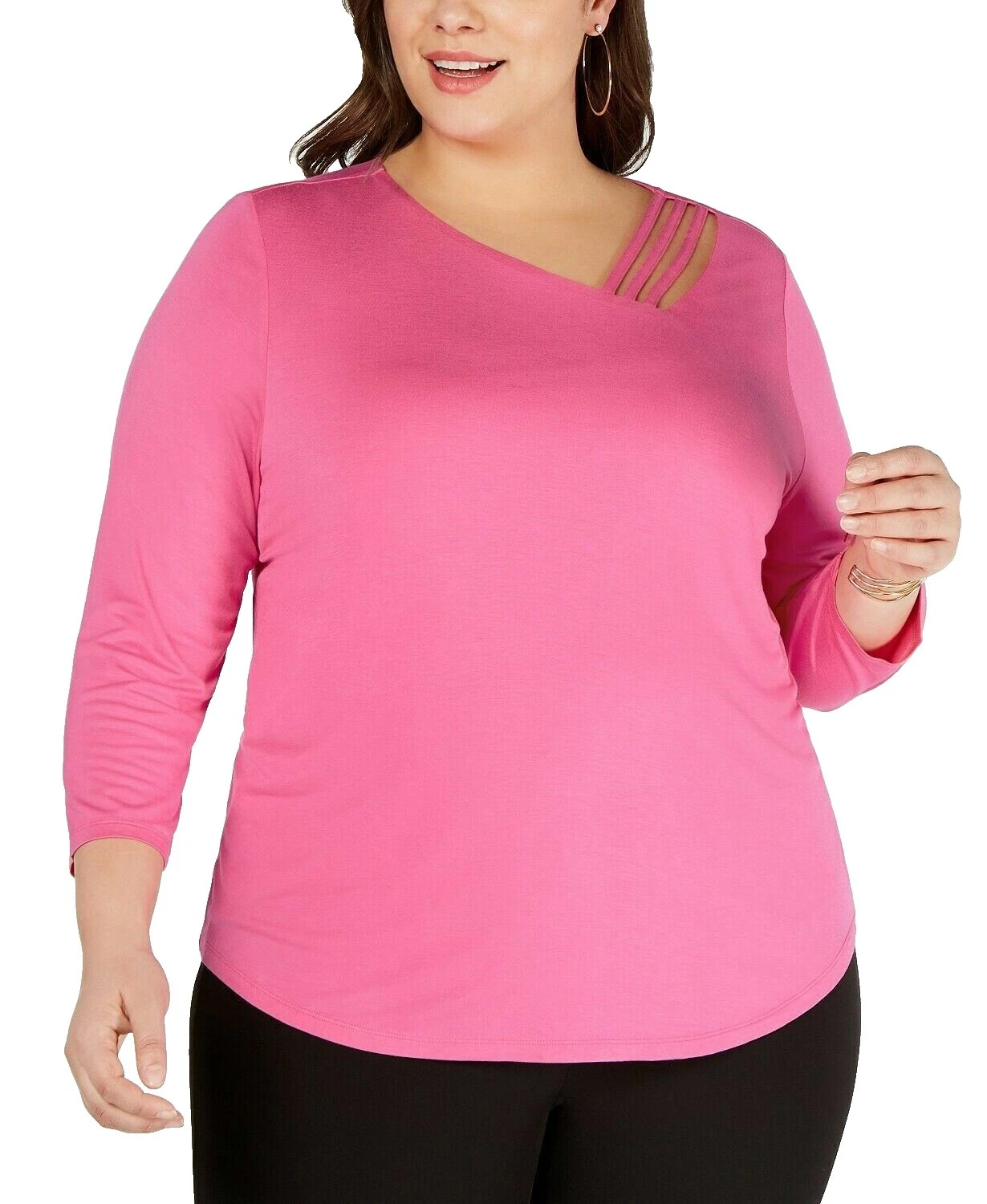 INC International Concepts Women's Cotton Blend Plus Size Clothing for Women