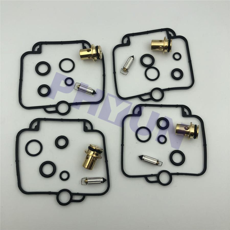 4x Sets Carburetor Repair Kit Gaskets for Suzuki GSF Bandit 1200