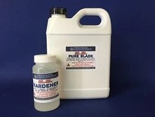 S.S. Pure Black and Hardener-Single Stage Top Coat with Urethane Hardener