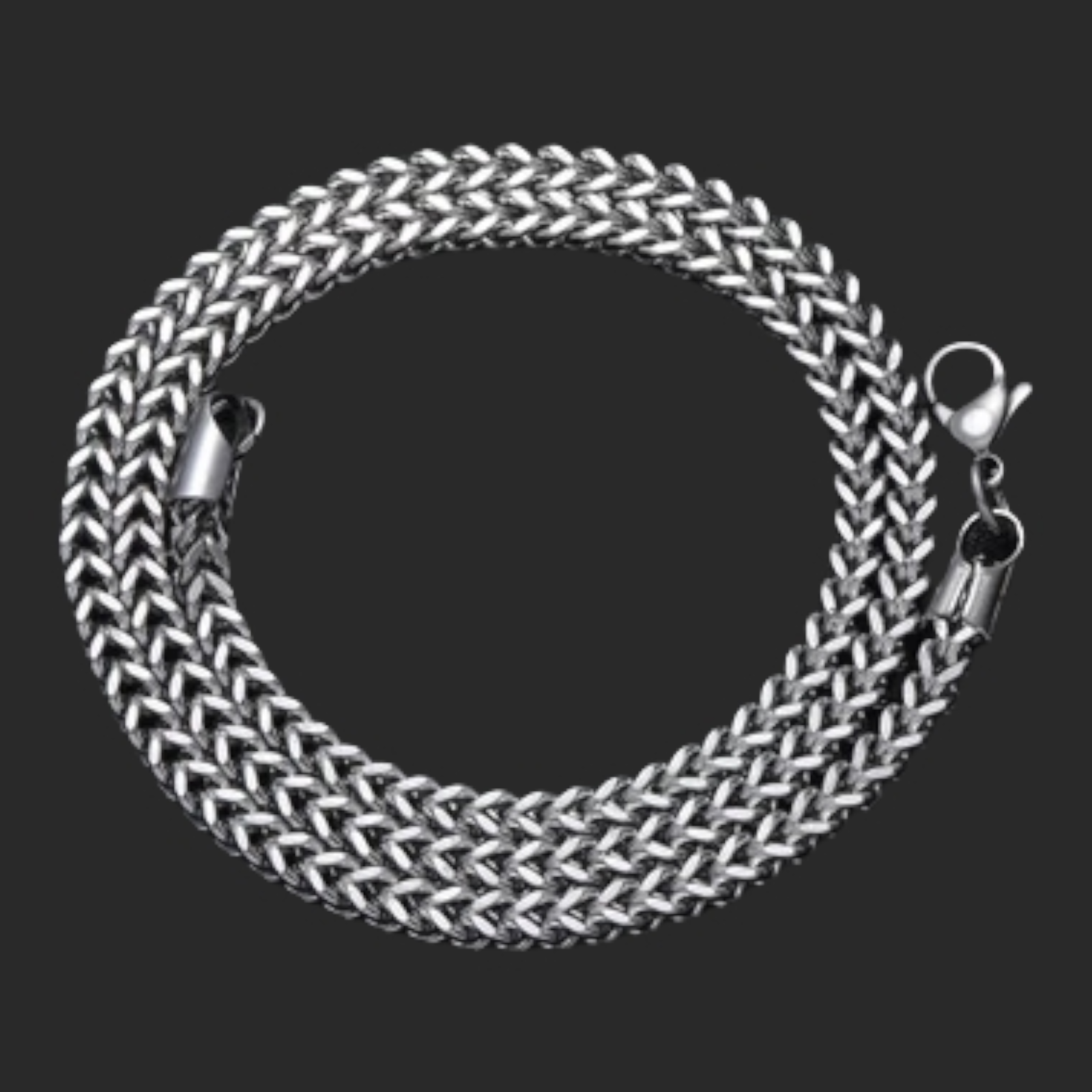Stainless Steel Gold Plated Franco Chain Necklace 3mm Unisex Hip Hop ...