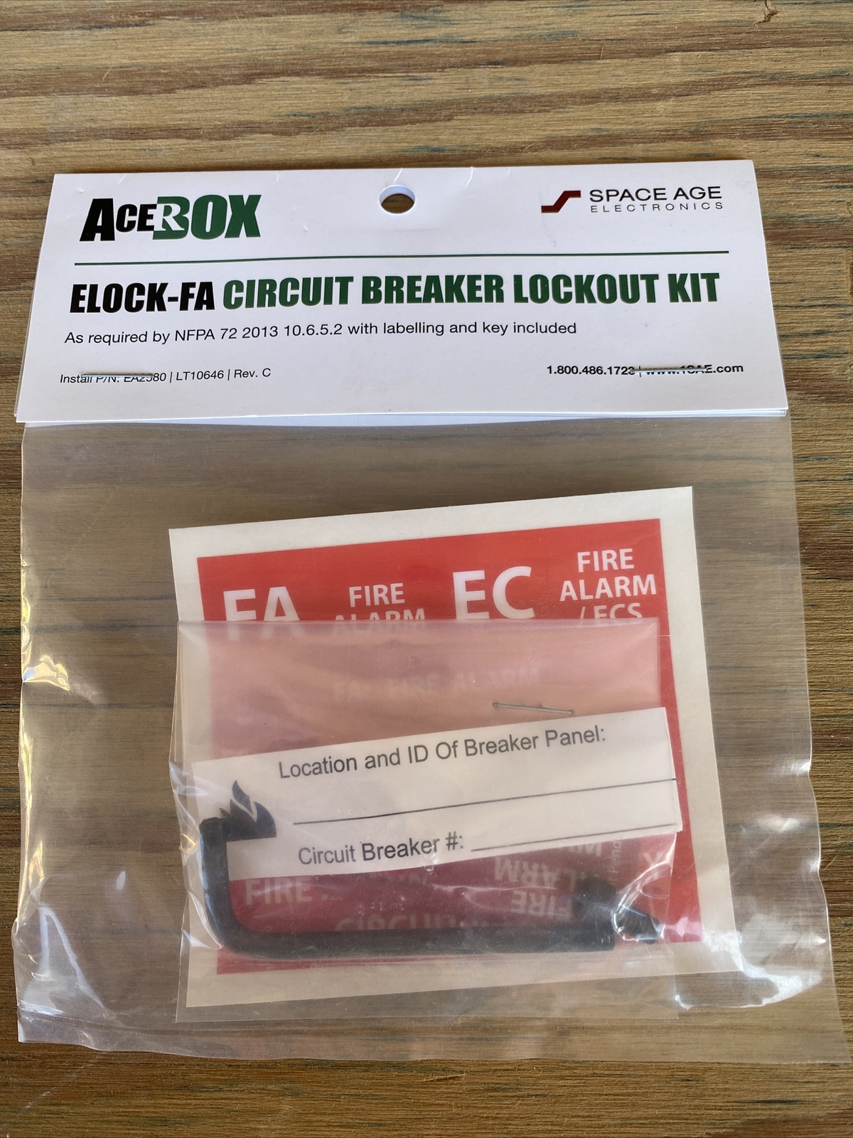 Space Age EClips Lockout Circuit Breaker ELOCKFA eBay