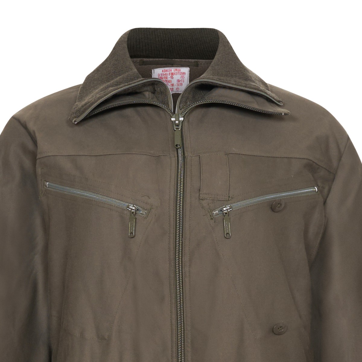 Tank Suit Original German Army Military Coverall Lined Zip Boiler