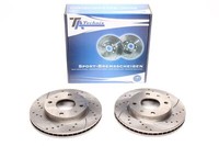 TA Technix Sport Bremsscheiben Satz Vorderachse Hyundai Coupe