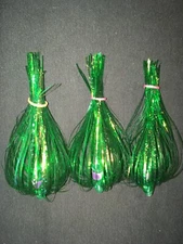 High Percentage Salmon Trolling Flies Green Dragon Series Pack Of 10- 4” Rigged