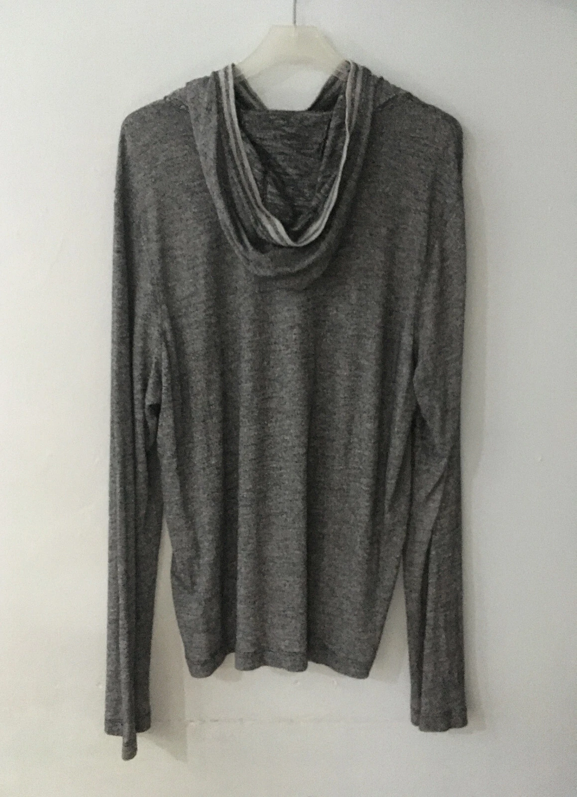 Maglione uomo Michael Kors grigio maglia pullover felpa con cappuccio taglia L 