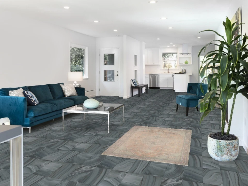 Vintage Muted Handmade Tebriz Accent Rug 3x5 Wool Hand-knotted Foyer Carpet - Image 2 of 4