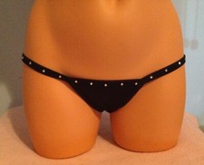 Stripper Thong with Genuine Swarovski crystals, exotic dancewear