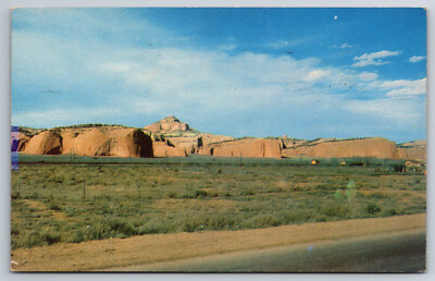 Vintage Postcard NM Red Rocks near Gallup Highway U. S. 66 Chrome