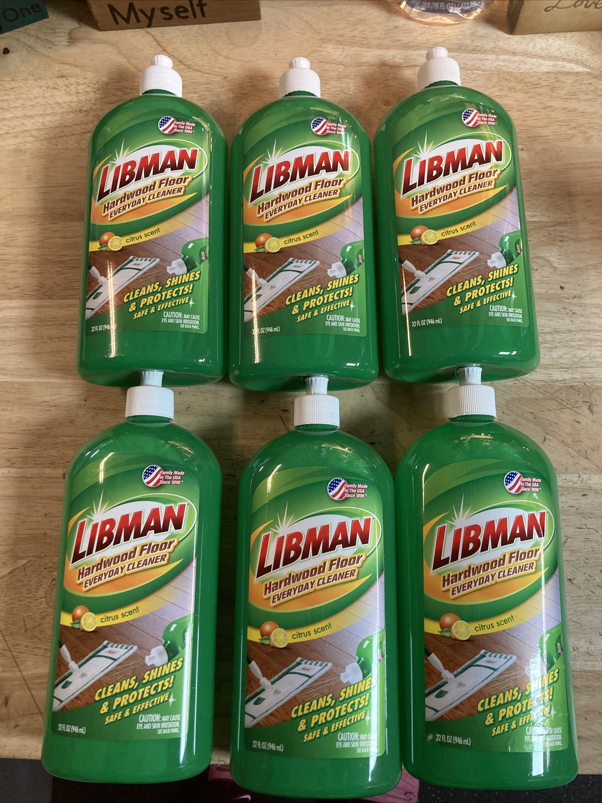 Libman Hardwood Flr Cleaner,Size 32Z,Pack of 6, Libman Hardwood Floor Cleaner🔥