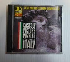 Cascoly Picture Puzzles Vol 1 PC CD-ROM Vintage Puzzle Game Windows