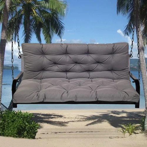 Waterproof Sun-proof Bench Cushion For Indoor Outdoor 2-3 Seater Swing Chair Pad - Picture 111 of 118