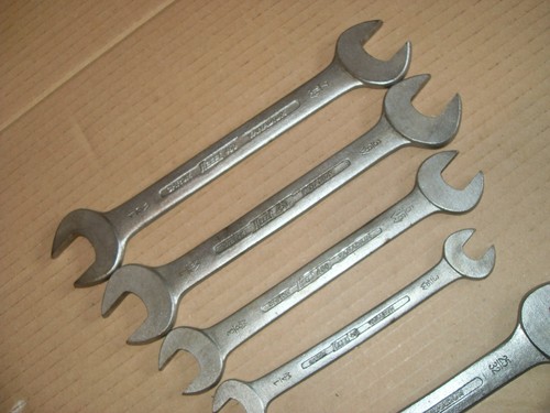 8 x Hazet No. 450 Open Ended Spanners - Made In Germany - As Photo - Picture 2 of 3