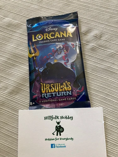 Disney Lorcana - Ursula’s Return Booster Pack, Pack Art May Vary
