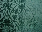 Art Nouveau Verdigris Thick Chenille Fabric Curtain Upholstery Cushion Blinds