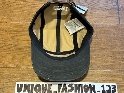 Supreme x MM6 Maison Margiela Painted Camp Cap Black Hat 5 Panel