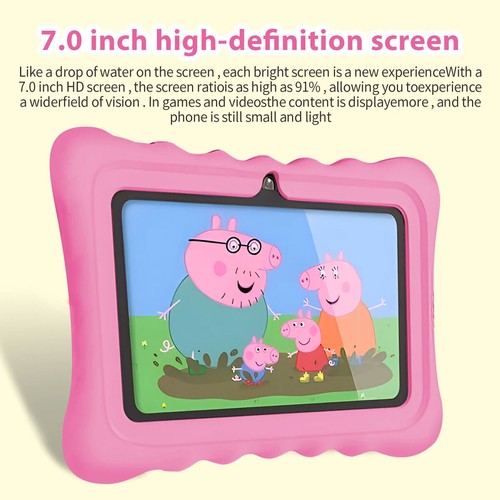 Cartoon Kinder 7" WiFi Tablet, Android, 32GB ROM, Dual Came Kindersicherung - Bild 12 von 13