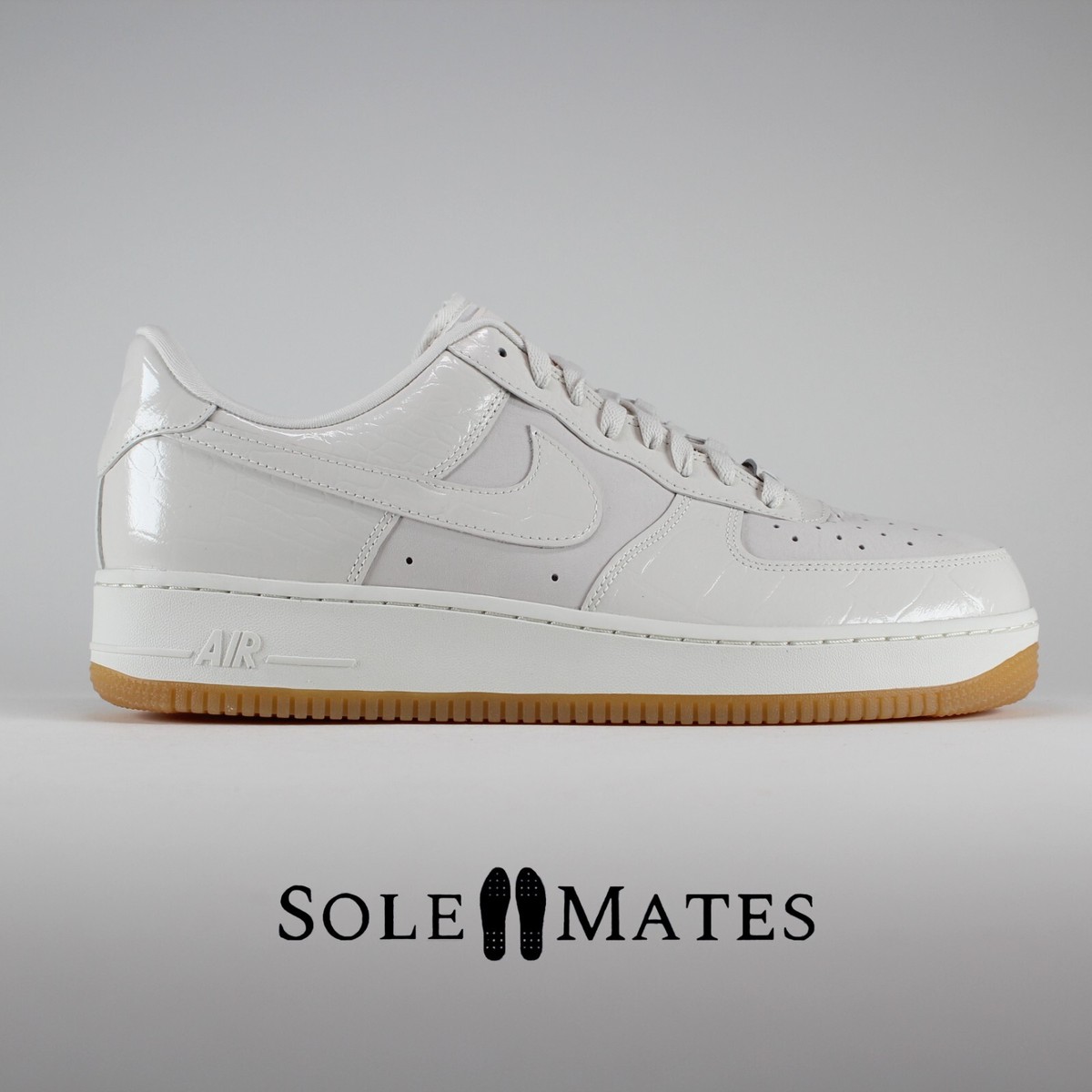 Nike Air Force 1 '07 LX 'Phantom Croc' Gum DZ2708-001 Men's Size