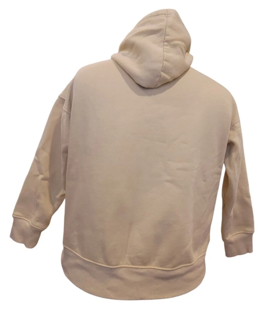 VETEMENTS Maglione donna giallo con cappuccio Green Tea manica lunga taglia S us intime ottimeioni