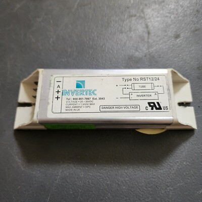 Used Invertec Type RST12/24, 24V, 15W-58W Fluorescent inverter XBSR/24CC