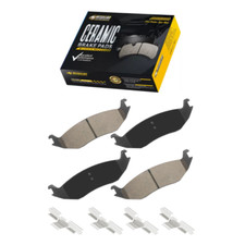 Rear Ceramic Brake Pads W/Hardware for 2003 - 2009 Dodge Durango 3.7L 4.7L 5.9L