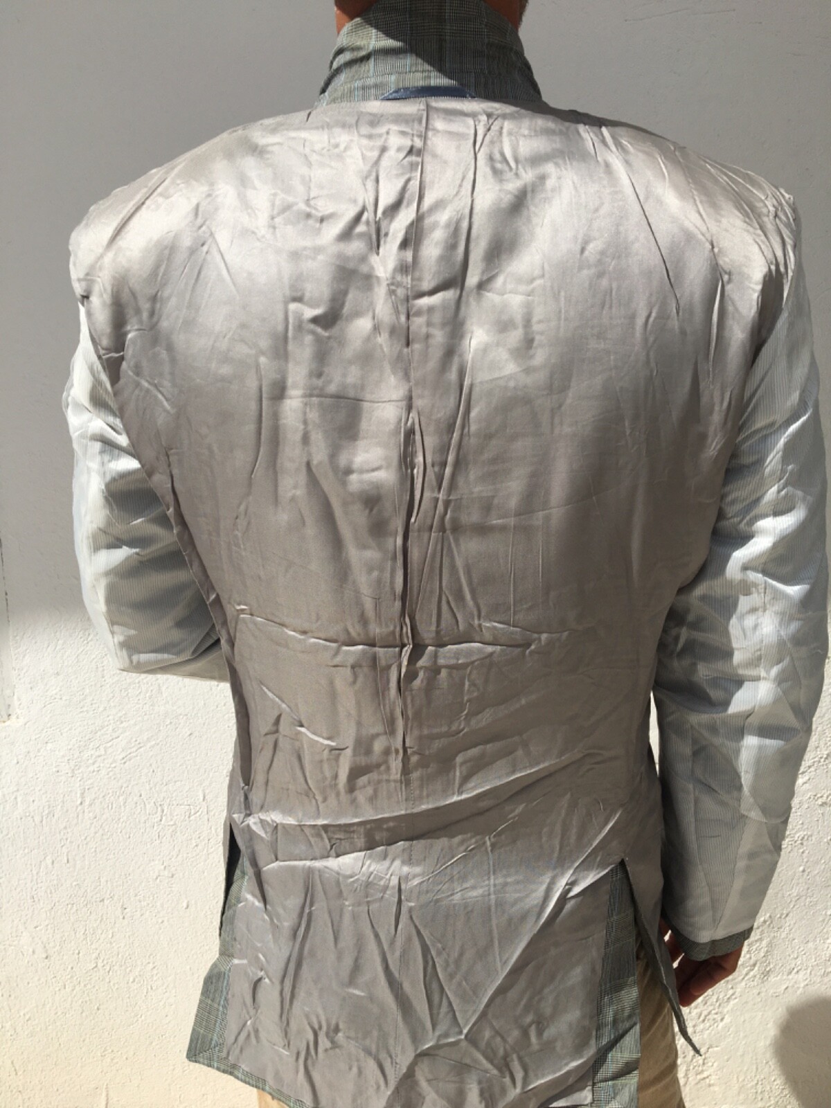 MILA SCHÖN Jacket GREY Blazer Prince of Wales Size 40 UK vintage RRP £189 image 6