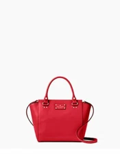 Kate Spade Wellesley Small Camryn Tote, Hot Chile, New Sealed, $328