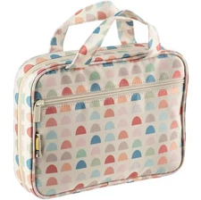 Bible Cover with Handles, Zippered Bible Carrying Case for Women and Girls, B...