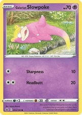 Galarian Slowpoke - 054/198 - Common - Near Mint