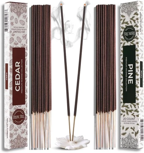 Huge Sale Cedar and Pine Incense sticks combo pack 40 Incense sticks
