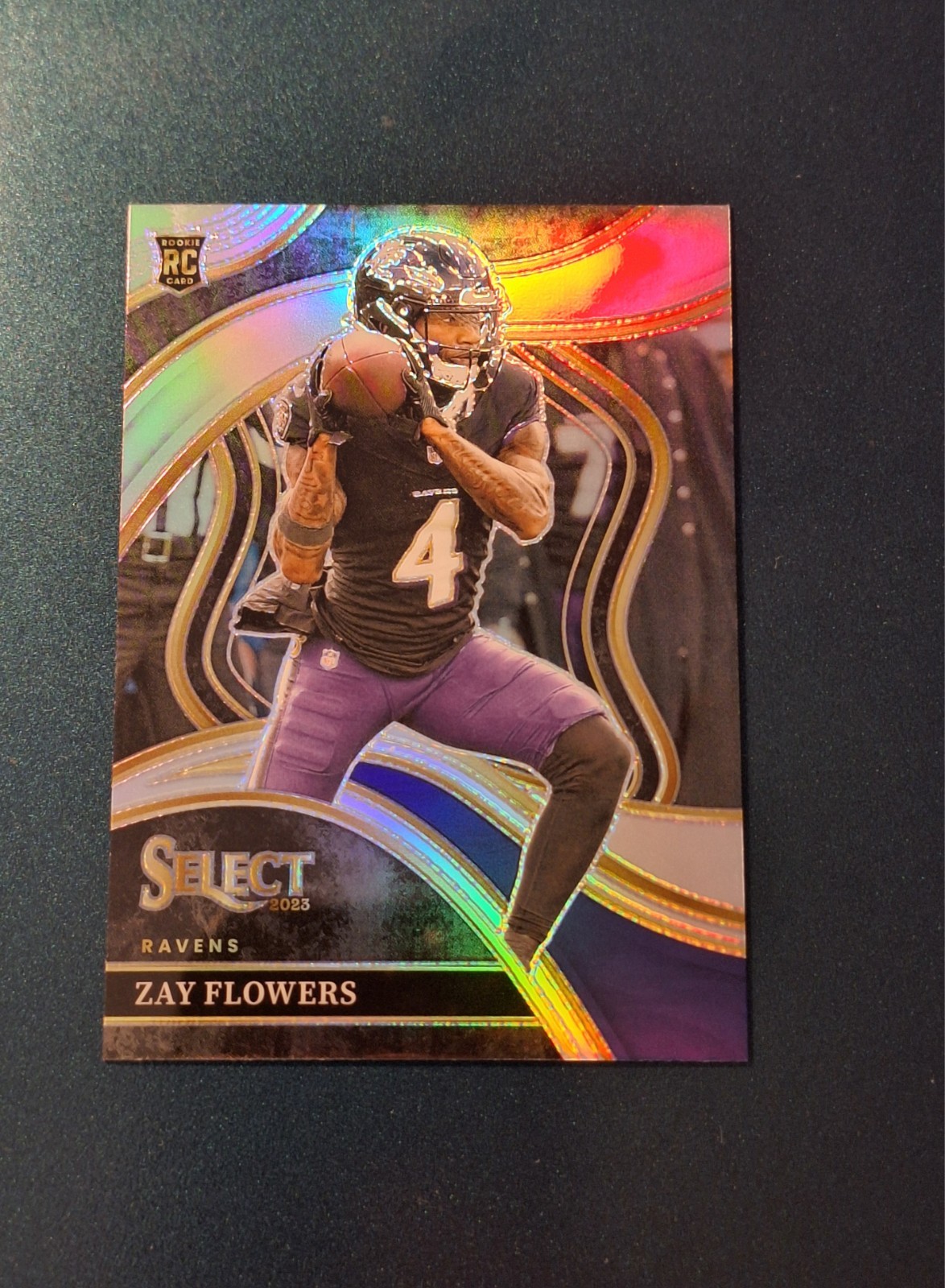 Zay Flowers 2023 Select SILVER PRIZM Club Level Rookie Card #201 RC Ravens