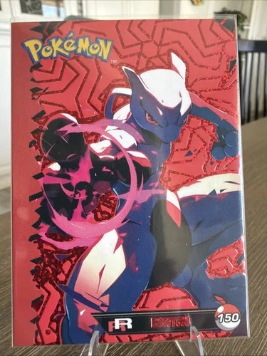 Pokemon Team Rocket Mewtwo #150 Holo Foil Cards Top fan art