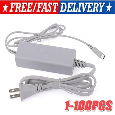 AC Power Supply Charging Adapter Cable Charger For Nintendo Wii U GamePad Lot