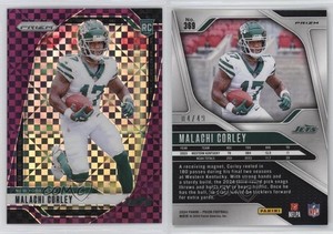 2024 Panini Prizm Rookies Purple Power Prizm /49 Malachi Corley #369 Rookie RC