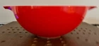 Vintage  1950s PYREX Red Friendship Cinderella 4-QT Pour Spout Mixing Bowl #444