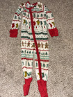 Little Sleepies 3-6 Months Bamboo One Piece Long Sleeve Zippie Christmas Print — photo 1