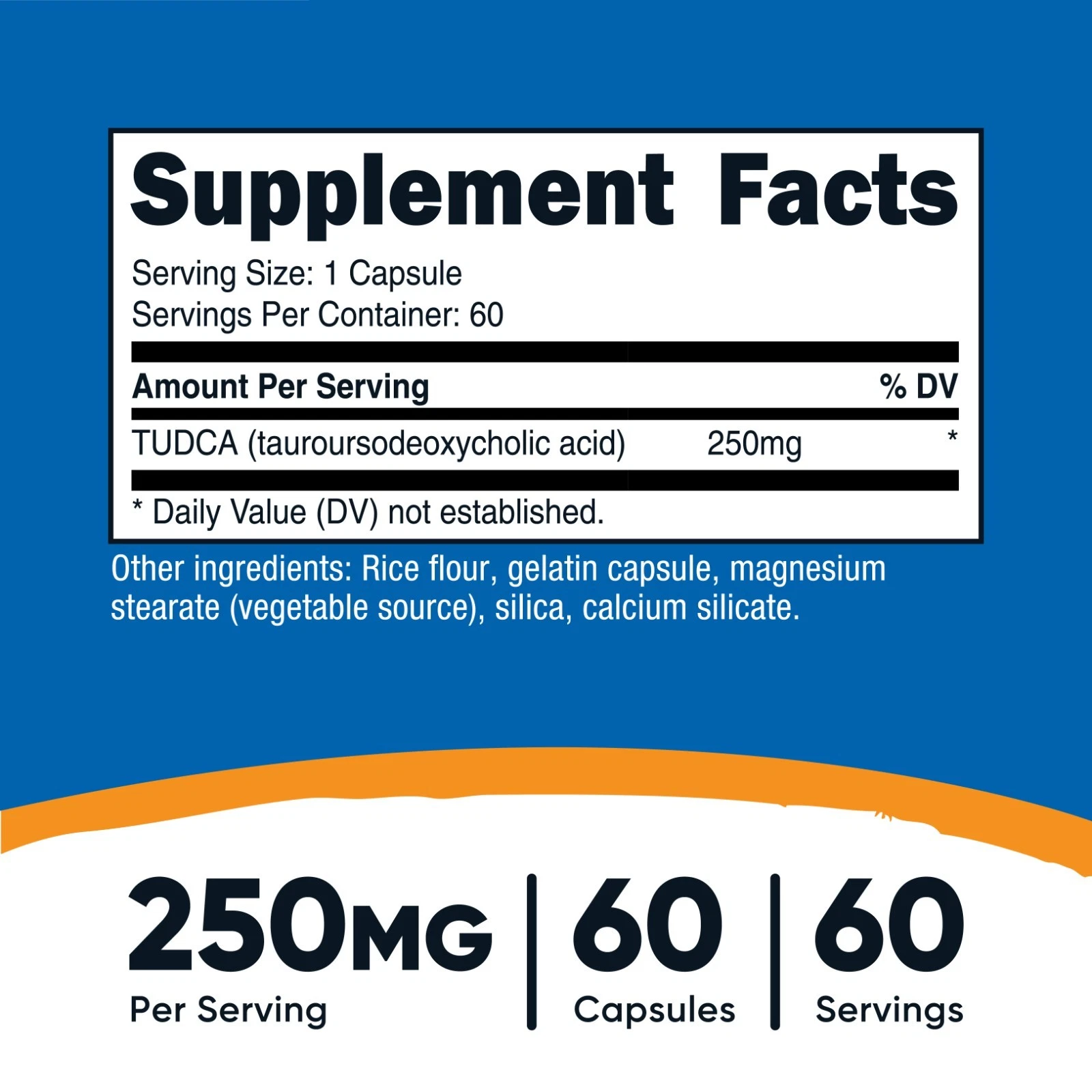 TUDCA Supplement Facts