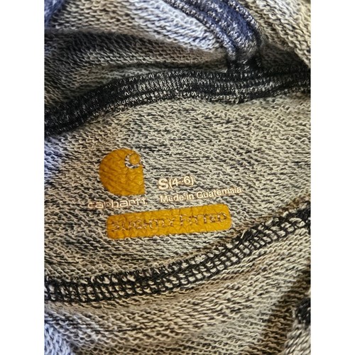 Carhartt Newberry Felpa con Cappuccio Donna Piccola Blu Outdoor Comoda Tutti i Giorni - Foto 5 di 7