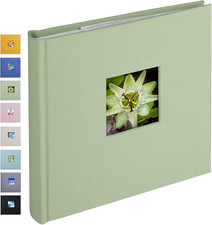 Photo Album 4X6 Hold 60 Photos with Memo Vertical Slip-In Pockets Photo Book, Li