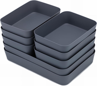 Schubladen Organizer BüRo Und Bad 8 StüCk, Stapelbar, Vielseitig, Langlebig